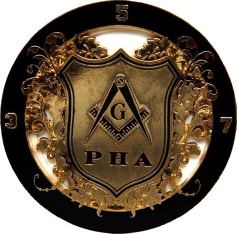 Prince Hall Shield Round Masonic Auto Emblem Black And Etsy
