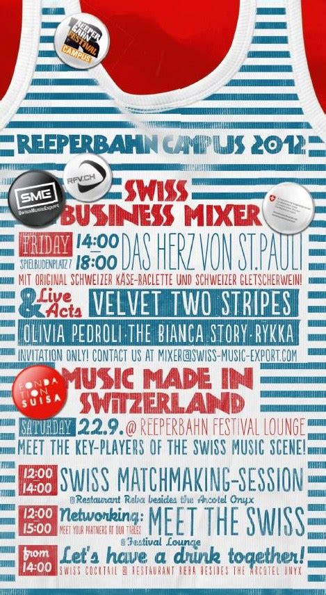 Swiss Music Export Swiss Artists Reeperbahnfestival 2012