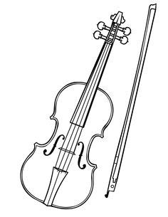 Colorie ce violon musicien avec les couleurs chaudes du bois. Violon en 2020 | Violon dessin, Dessin musique et Dessin ...