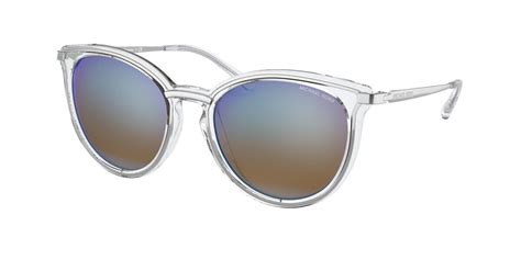 Michael Kors Mk1077 Brisbane 1153y7 Sunglasses Silver Clear Visiondirect Australia