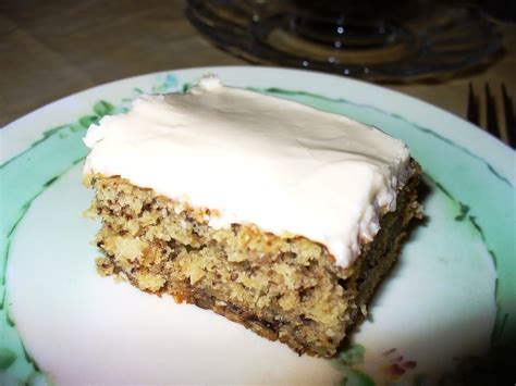 In a large bowl, beat all cream cheese and butter with a mixer at medium speed until creamy. Banana Nut Cake with Black Walnut Frosting Recipe by Lynne ...