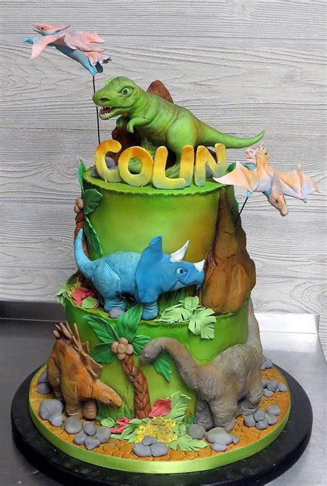 Dinosaur Birthday Cake Asda Asda Dexter The Dinosaur Cake Jedzenie