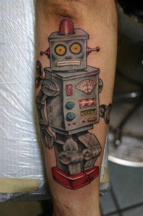 Robot Tattoo Pin Up Tattoos Time Tattoos Great Tattoos Beautiful