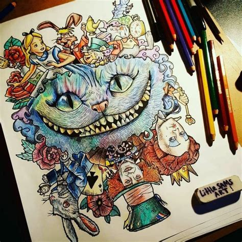 Cheshire Cat Alice In Wonderland Drawing Ideas How To Draw The