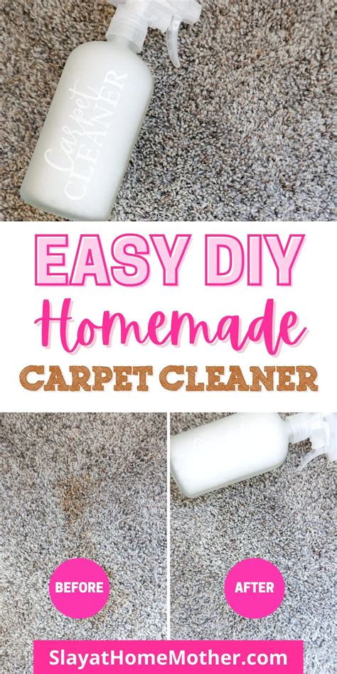 Homemade Carpet Cleaner With Vinegar And Dawn