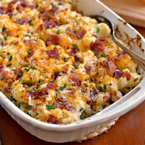 Loaded Cauliflower Bake Cool Diet Recipes