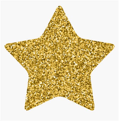 Glitter Gold Star Art Gold Illustration Euclidean Golden Deco Clip