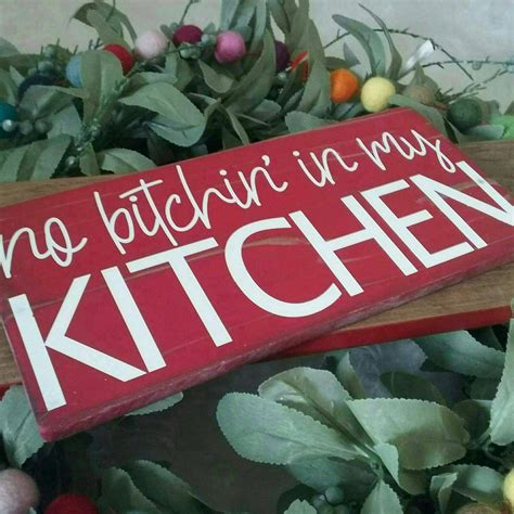 Funny Kitchen Signs For Your Farmhouse Kitchen Wall Decor Etsy