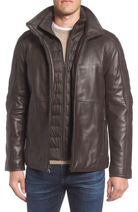 Lyst Marc New York Hartz Leather Jacket With Quilted Bib For Men