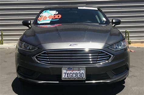 Certified Pre Owned 2017 Ford Fusion Se Fwd 4d Sedan