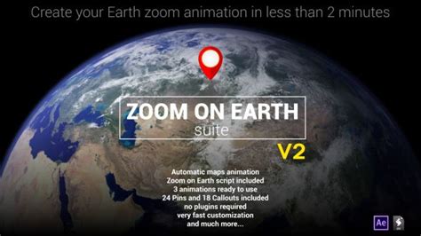Zoom On Earth Suite | Videohive, After effects templates, After effects