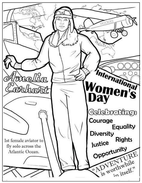 15 Free Printable International Womens Day Coloring Pages In 2021