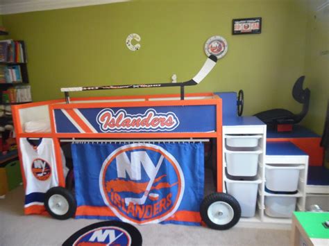 New York Islanders Zamboni Bed Ikea Hackers Ikea Bed Kids Loft