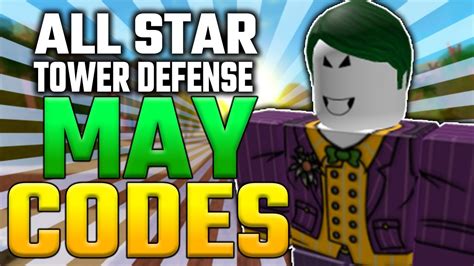 What are the new roblox all star tower defense codes 2021 that work today? Roblox All Star Tower Defense Codes May 2021 - Roblox - YouTube