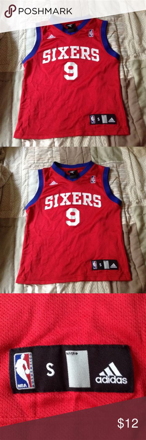 Allen iverson 3 on front and. NBA Authentics Sixers Jersey #9 Iguodala Adidas (With ...