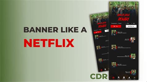 Banner Wisuda Like A Netflix Free File Cdr Youtube