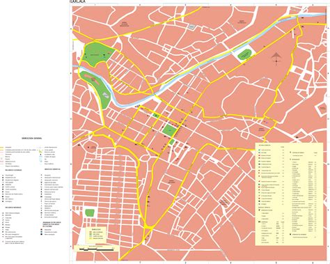 Mapa De La Ciudad De Tlaxcala Tamaño Completo