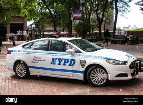 Official Nypd Vehicle In New York City Usa Stock Photo Alamy