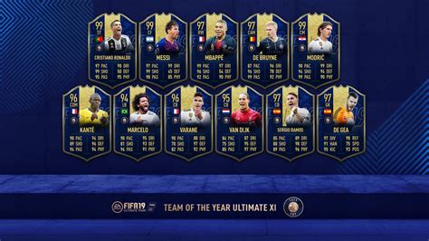 Bayern munich goal machine robert lewandowski and juventus superstar cristiano ronaldo both have an overall 98 rating, while psg's record breaking youngster kylian mbappe has an. FIFA 19: TOTY of the Ultimate Team mode announced ...