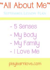 September Lesson Plans : All About Me | September lessons, September lesson plans, September ...