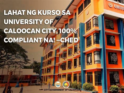 Ched Cites University Of Caloocan City For Program Compliance