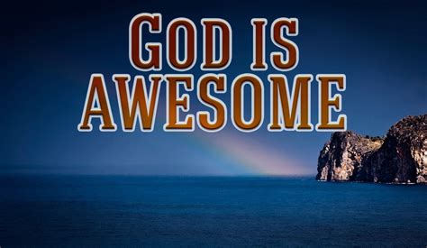 God Is An Awesome God Letterpile