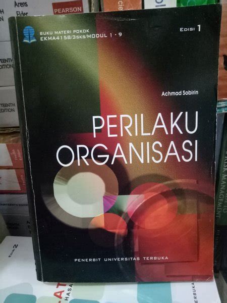 Jual ORI BUKU PERILAKU ORGANISASI Karangan Achmad Sobirin Penerbit UT