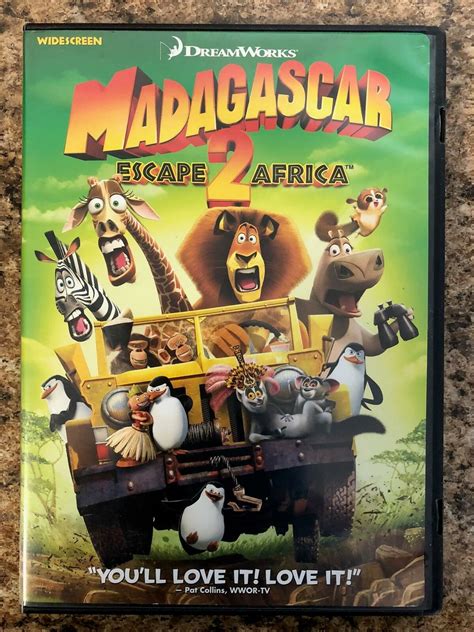 Madagascar Escape 2 Africa Dvd 2008 Widescreen J0917 Dvds4me