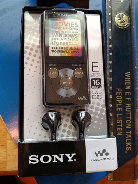 Sony Walkman Nwz E383 Manual