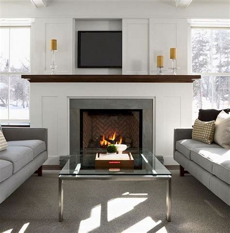 65 Awesome Diy Living Room Fireplace Ideas Page 34 Of 66