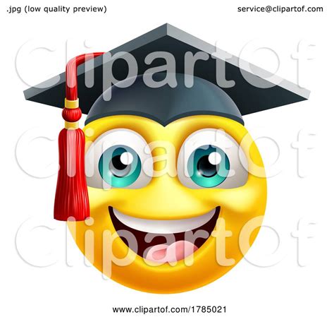 Education School College Graduate Emoji Emoticon By Atstockillustration