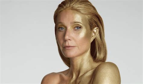 Gwyneth Paltrow Poses Nude In Body Paint To Celebrate Turning Video
