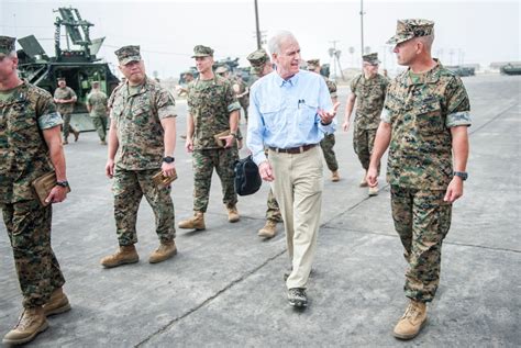 Navy Secretary Richard V Spencer Tours Camp Pendleton Says He Wants