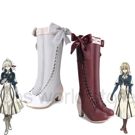 New Anime Violet Evergarden Cosplay Shoes Violet Evergarden Boots
