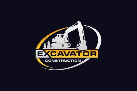Excavator Logo Template Vector Heavy Equipment Logo Vector For