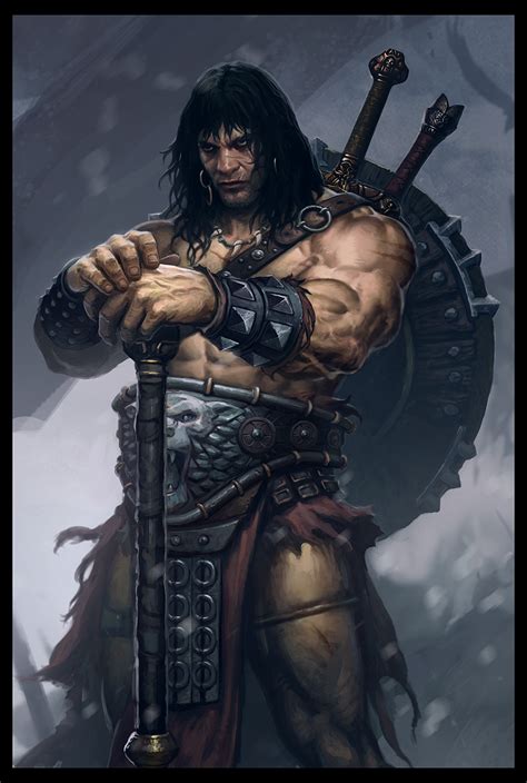 Check Out Finished Art And Artwork Barbarian Conan The Barbarian