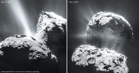 Rosetta S Comet Really Blows Up In Latest Images Universe Today