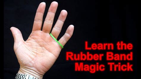 Rubber Band Magic Tricks Easy Magic Trick