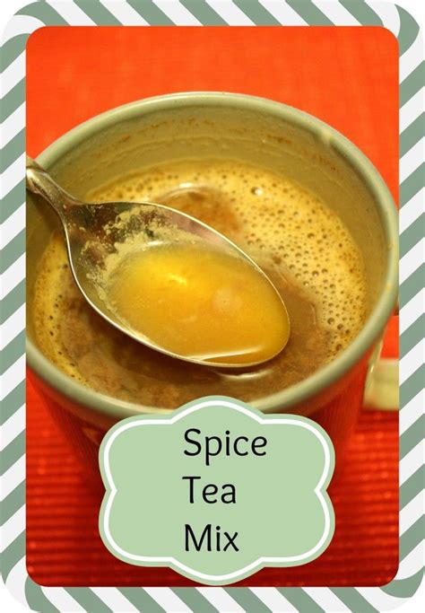 Spice Tea Mix Detours In Life Spice Tea Mix Spice Tea Spiced Drinks