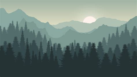 Aesthetic Forest Desktop Wallpapers Bigbeamng