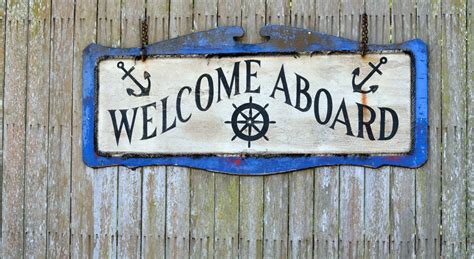 Welcome Aboard Sign Free Stock Photo Public Domain Pictures