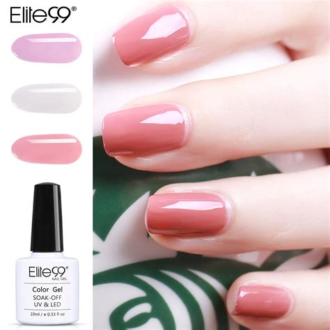 Elite Colorful Jelly Nail Gel Polish Pink Jelly Nail Polish Semi