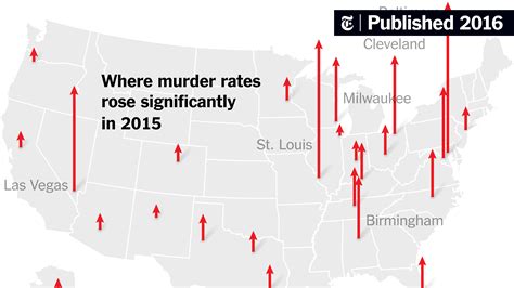 murder rates rose in a quarter of the nation s 100 largest cities the new york times