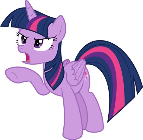 St Mvc Request Mlp Twilight Sparkle Alicorn Angry Vector Clipart