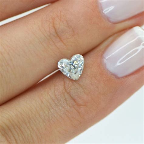 Heart Shape Natural Enhanced Loose Diamond One Carat F Vs2 Certified