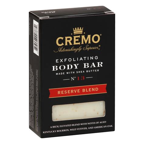 Stock up at home, in care facilities, or send some out in care packages. Cremo Exfoliating Body Bar Reserve Blend - Shop Cleansers ...