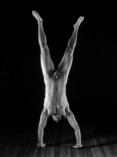 Bw Male Nude Handstand Photograph By Chris Maher Fine Art America