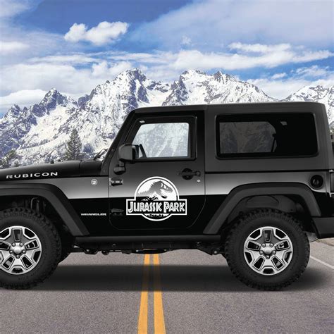 Jurassic Park Dinosaur Jeep Wrangler Suv Truck Car Vehicle Etsy