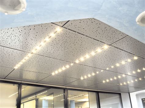 Aluminum Suspended Ceiling 15 Linear Design Atena Spa Steel Tile