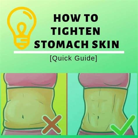 How To Tighten Stomach Skin Quick Guide Tighten Stomach Skin